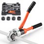 VEVOR Hydraulisch persgereedschap, krimpgereedschap voor PEX- en aluminium-kunststofbuizen met TH16-, TH20-, TH26- en TH32-bekken en draagtas, persgereedschapset voor loodgietersreparaties en -installaties