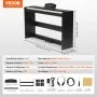 VEVOR Digitale Piano, 88 Toetsen, Elektrische Piano, Dubbel Toetsenbord en Luidspreker, Eenvoudige Bevestiging in Case met Hoofdtelefoon, 200 Tonen en Ritmes, Ondersteunt Bluetooth/USB/MIDI, Voor Beginners