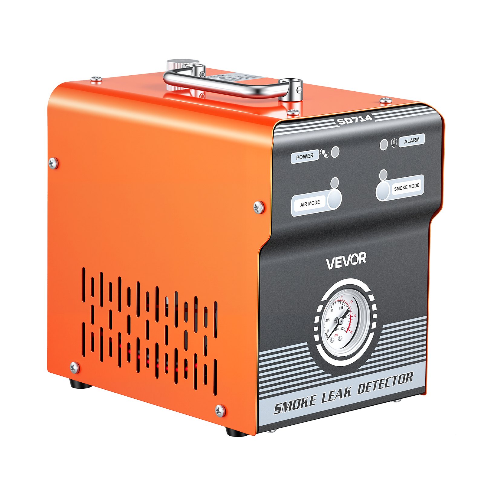 VEVOR Automotive Lekdetector Rookgenerator 12V EVAP-tester Luchtpomp Auto, Rookdiagnoseapparaat met drukmeter, Dual-Mode Vacuüm Diagnoseapparaat, Brandstofleidingdetector voor Motorfietsen, Vrachtwagens, Boten, ATV's en Auto's
