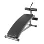 VEVOR Sit-Up Bench, gebogen buikspierbank, 6 niveaus, in hoogte verstelbaar (132 x 42 x 85 cm), rugtrainer (draagvermogen 272 kg), voor thuistraining in de sportschool, krachttraining, spiertraining voor het hele lichaam