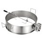 VEVOR BBQ Rotisserie Ring Set 56cm Rotisserie Spit RVS Roterende Grill Houtskoolgrill