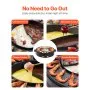 VEVOR Hot Pot with Grill, 1800W 2-in-1 Electric Smokeless Grill and Hot Pot, Korean BBQ Shabu Shabu Hotpot with Separate Dual Temperature Control, Non-stick Pan, for 2-8 People Family Dining