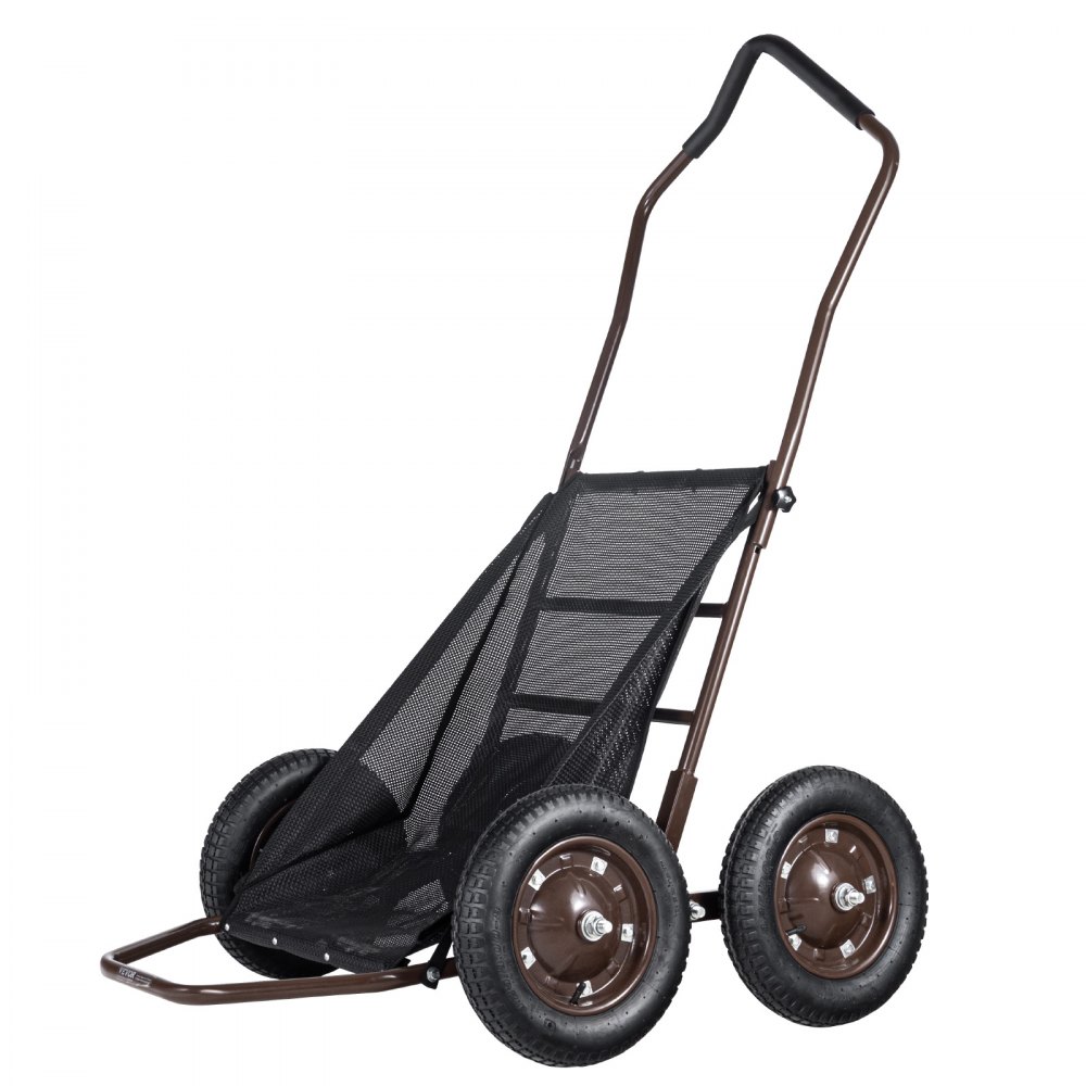 VEVOR Game Cart, opvouwbare wildwagen 227 kg, wildtransportwagen met 4 grote wielen en ergonomische handgreep, accessoires voor wildwagens, universele transportwagen voor jagen, vissen en wandelen