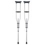 VEVOR Onderarmkrukken, 13-voudig in hoogte verstelbare onderarmkrukken, lichtgewicht aluminium krukken voor volwassenen en tieners - met zachte onderarmpad voor gehandicapten na beenblessures en operaties, 1 paar, 136 kg