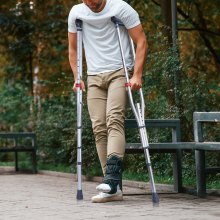 VEVOR Krukken Loophulp Onderarmkrukken Loopsteunen Onderarmkrukken Paar 136kg