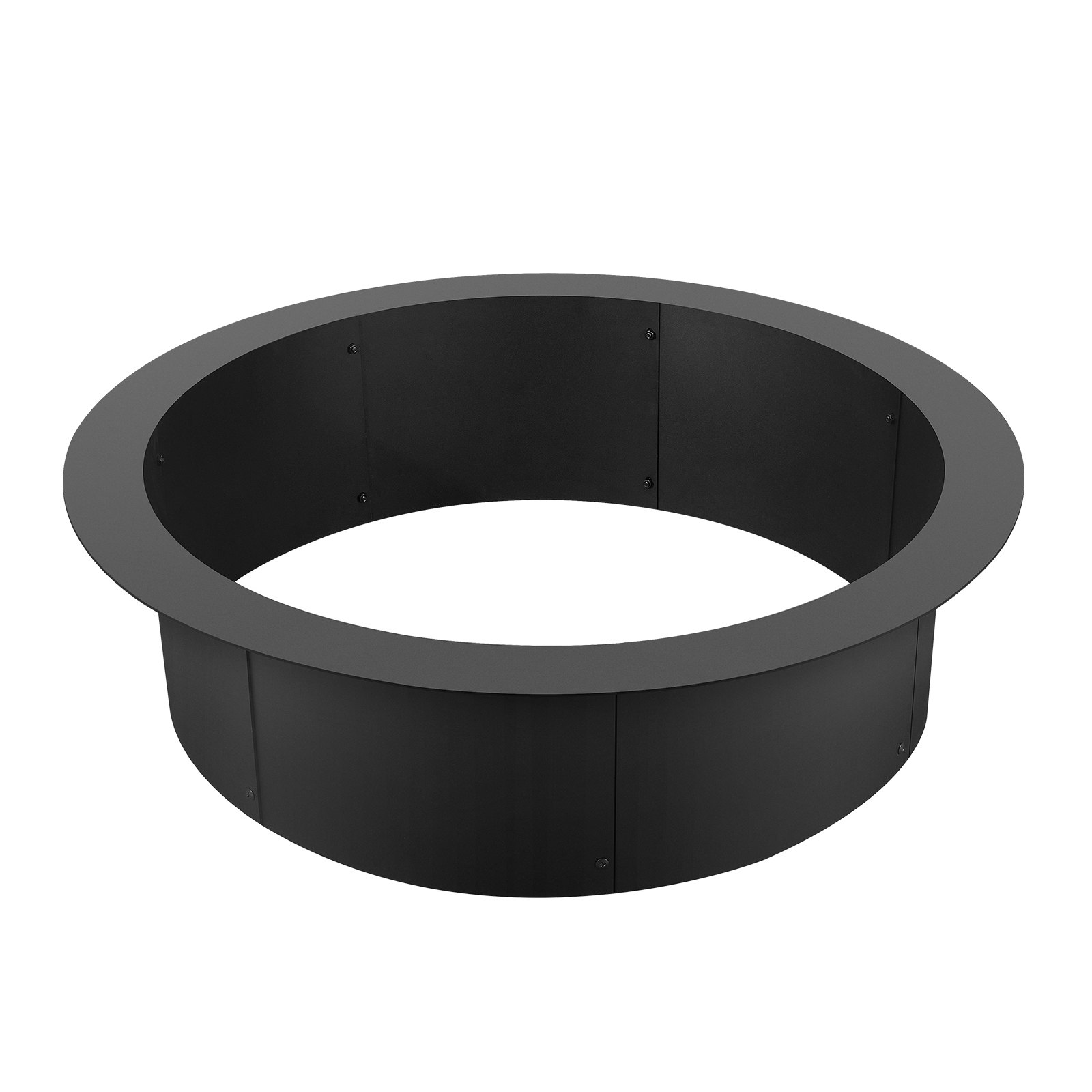 VEVOR Fire Pit Ring, 36-Inch Outer/30-Inch Inner Diameter, 10inch Height 2.5mm Thick Fire Pit Insert, Heavy Duty Carbon Steel Liner DIY Campfire Ring above or In-Ground, for Outdoor Camping, Bonfires