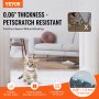 VEVOR Huisdierentapijtbeschermer, 4,5 x 1,2 m, krasbestendige PVC-kattentapijtbeschermer voor deurkozijn, antislipmat voor bescherming tegen krassen van katten, gemakkelijk te snijden kunststof tapijtkrabstopper