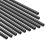 VEVOR Staircase Balusters 101 Pack, 26 In Aluminum Stair Balusters, 3/4 Inch Water-Proof Round Metal Spindle Railing, Hollow Deck Railing with Rail Caps & Screws for Stairs, Porch, Patio, Matte Black