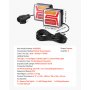 VEVOR Trailerverlichting 2-pack met 4 standen (remlicht/richtingaanwijzer/achterlicht/kentekenplaatverlichting), waterdichte trailerverlichtingsset met kabelboom voor boot, camper, vrachtwagen, bus