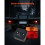 VEVOR Trailerverlichting 2-pack met 4 standen (remlicht/richtingaanwijzer/achterlicht/kentekenplaatverlichting), waterdichte en stofdichte trailerverlichtingsset voor vrachtwagens, boten en campers