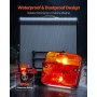 VEVOR Trailer Lights, 12V Trailer Tail Lights Kit with Stop Brake Turn Tail License Plate Lamp, Waterproof and Dustproof Tow Lighting Kit with Wiring Harness for Boat Truck Camper RV Snowmobile Bus