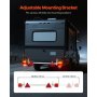VEVOR Trailer Lights, 12V Trailer Tail Lights Kit with Stop Brake Turn Tail License Plate Lamp, Waterproof and Dustproof Tow Lighting Kit with Wiring Harness for Boat Truck Camper RV Snowmobile Bus
