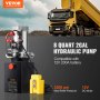 VEVOR Hydraulic Pump, 8 Quart Dump Trailer Pump, Single Acting Hydraulic Power Unit, 3200 PSI Max Relief Pressure, 0.91 GPM Flow Rate, Hydraulic Pump Power Unit for Dump Trailer Car Lifting
