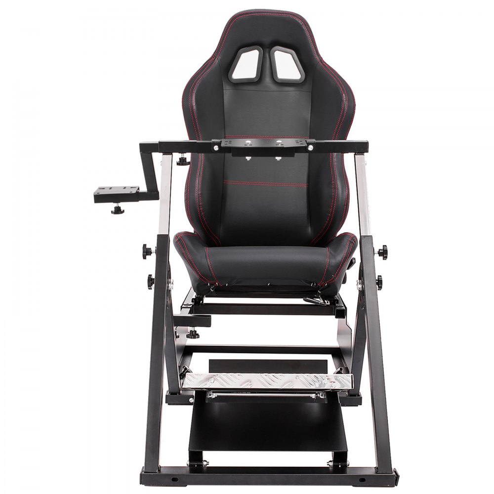 VEVOR V2 GT Adjustable Racing Seat Gaming Chair Thrustmaster Wheels T500 RS and Logitech Wheels G27, G29, G920 Racing Simulator Cockpit
