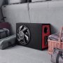 VEVOR auto-subwooferset met 305 mm behuizing, complete subwoofer- en versterkerset 245 W RMS, met geïntegreerde versterker en aansluitset, compact voor auto-audiosystemen.