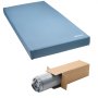 VEVOR Verpleegmatras, draagvermogen 158 kg, medisch schuimmatras, waterdicht, voor de behandeling van decubitus in verpleeghuizen en thuiszorg, 2030 x 914 x 153 mm