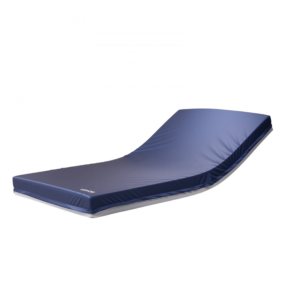 VEVOR Hospital Bed Mattress, 650 lbs Load, Long Term Care Pressure Redistribution Medical-Grade Dual Layer Foam Mattress, Waterproof for Bedsore Treatment Nursing Homes and Home Care, 42 x 80 x 6 in