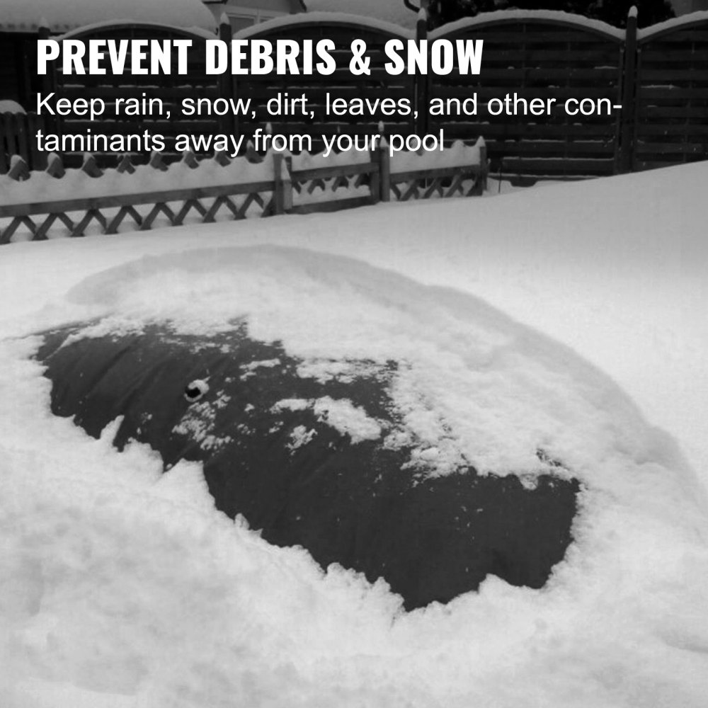 Vevor Zwembadafdekking Afdekking Voor Buitenzwembad 3 M Dia. Zwembad Afdekzeil