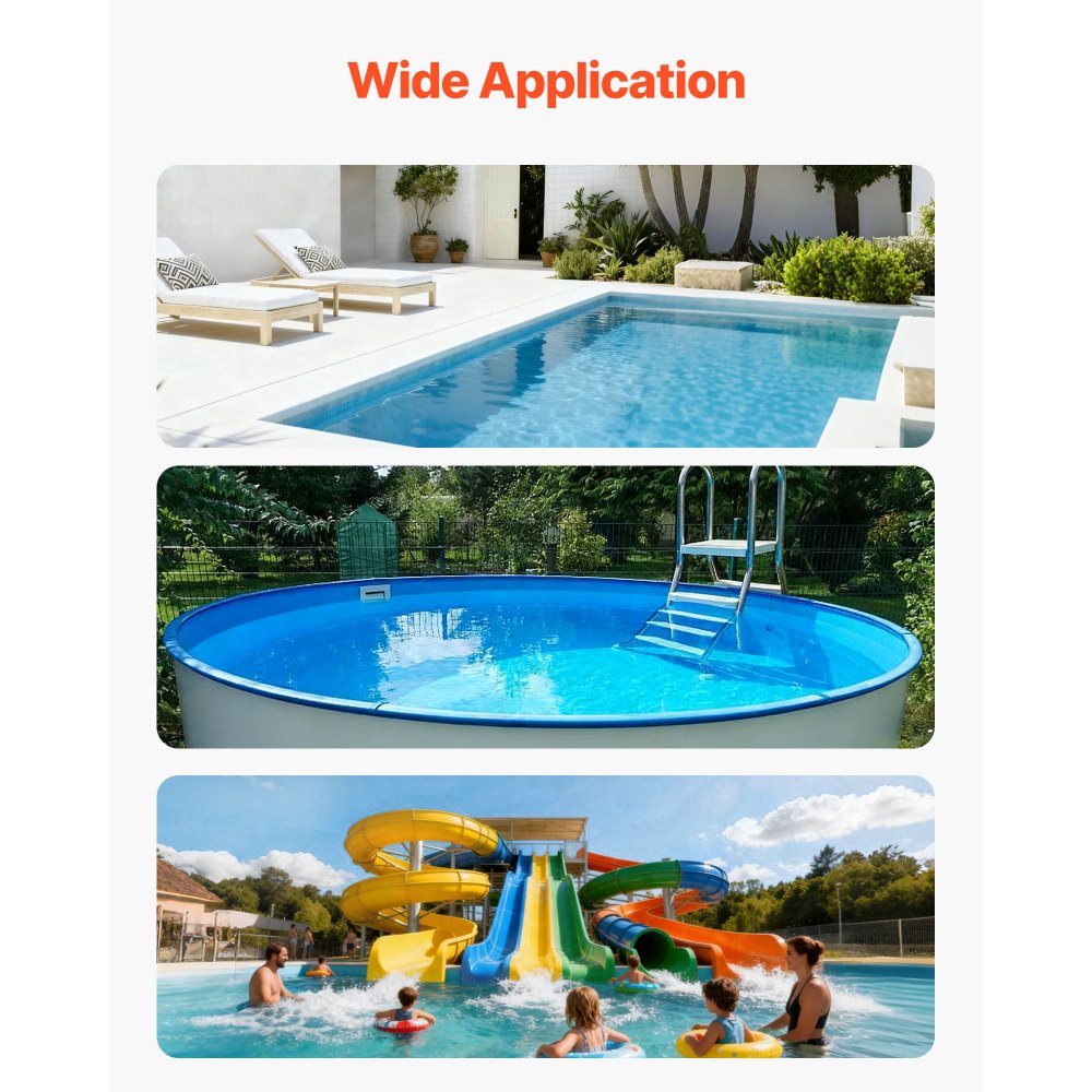 VEVOR Sand Filter, 24-Inch, 65 GPM Above Inground Swimming Pool Sand Filter System, with 7-Way Multi-Port Valve, Backwash, Rinse, Recirculate, Waste, Winter, Closed Modes, for Above In Ground Pools