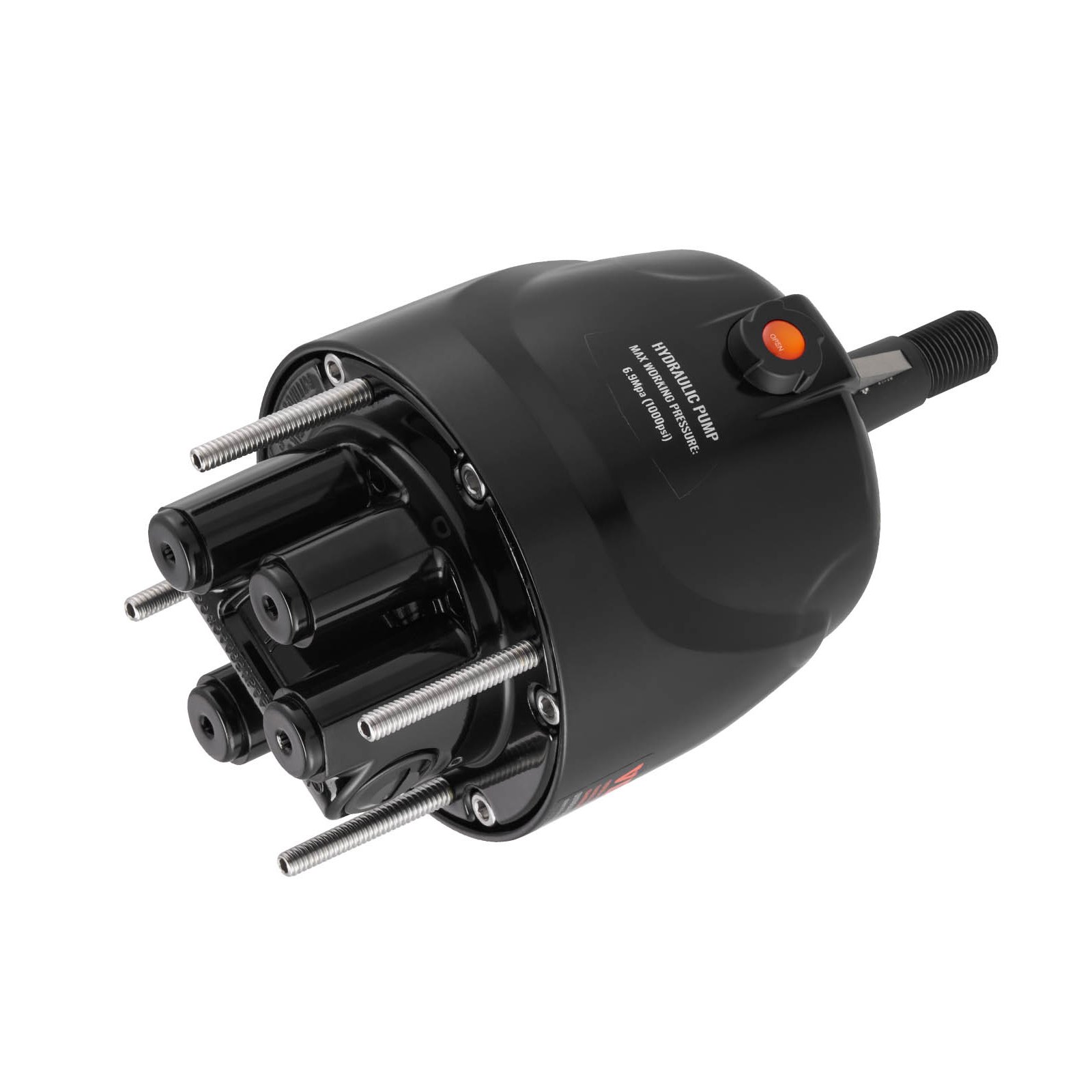 VEVOR hydraulische bootstuurset, 300 pk, hydraulische stuurset, stuurpomp, cilinder, wiel, 18 voet slang, hydraulische stuurafdichtingsset, corrosiebestendig bootstuursysteem, marine