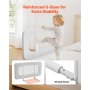 VEVOR Toddler Bed Rail, Kids Beds Guard Rail with Reinforced Iron Pipe and Oxford Cloth, Adjustable Height Bed Side Railing, Portable Guard Bumper Barrier for Crib, Bunk, 800 x 670 mm, 1 Piece