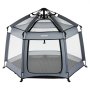 VEVOR Baby Playpen, Pop Up Toddler Playpen with Canopy, Indoor & Outdoor Portable Play Yard for Babies Toddlers with UPF 50+ Sunshades & Travel Bag for Home Park Beach, Foldable and Lightweight