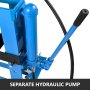 Hydraulische persset 22046 lb (ca. 10 t) framepersset met manometer blauw