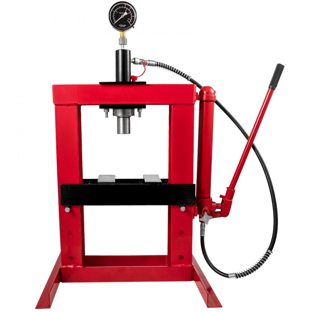 10 Ton Hydraulic Shop Press Floor Stand Jack Manganese Spring Heavy Duty Bench Top Mount