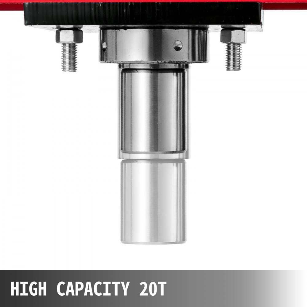 Husuper Hydraulic Press 20 Ton Shop Floor Press with Pedal Pump & Manometer, Heavy Duty Bottle Jack Pressing Plates Bearing H-Frame 44000 lb, Hydraulic Workshop Press Garage Floor-Standing