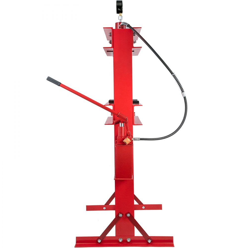 Vevor Hydraulische Pers Hydraulische Werkplaatspers 30 Ton Bench Top Mount Rood