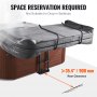 VEVOR Hot Tub Cover Lift, Spa Cover Lift, Hydraulisch, 84-105 cm (H), 135-235 cm (B), Verstelbaar, Aan één kant onderaan geïnstalleerd, voor verschillende maten hot tubs