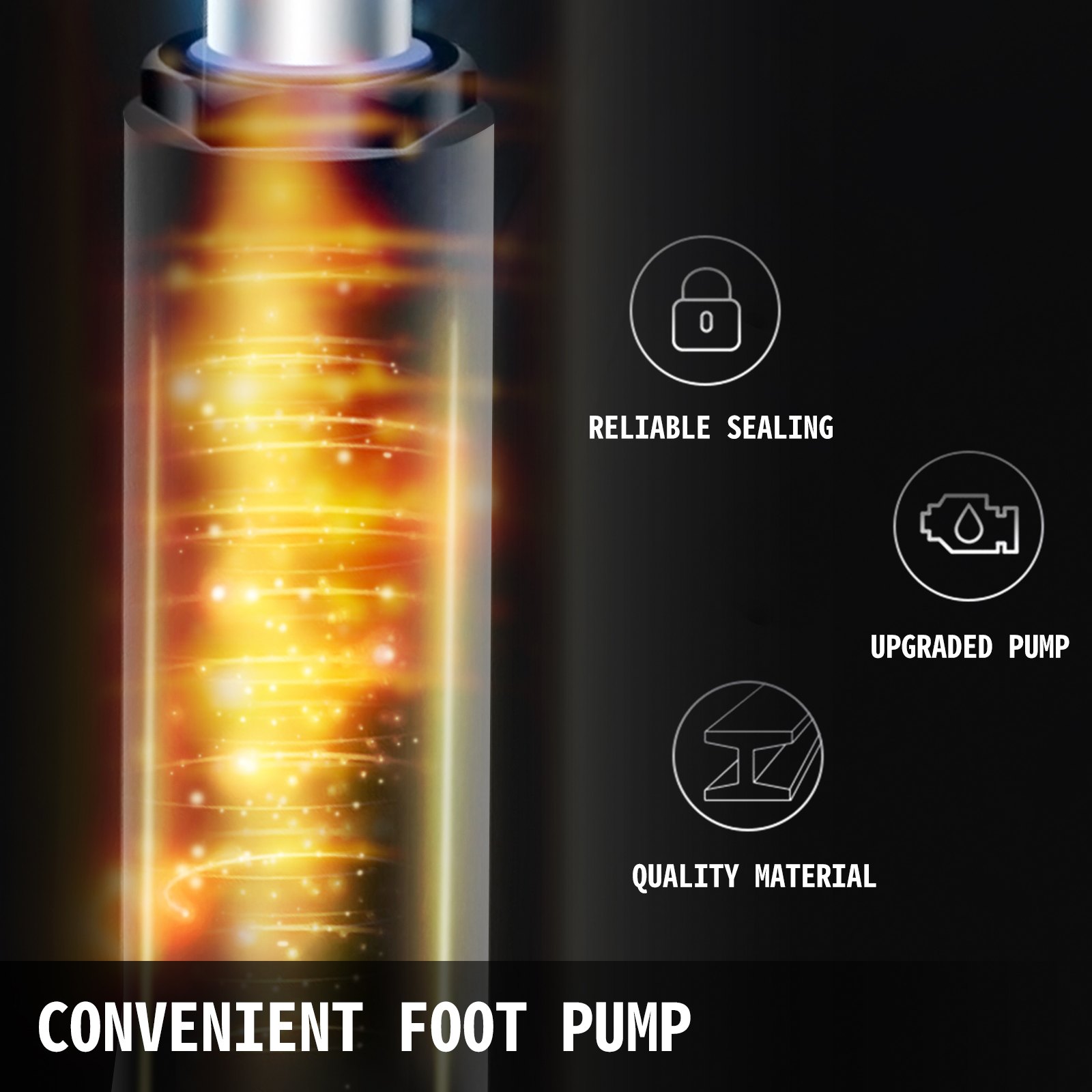 Hydraulic Scissor 500LBS Capacity, Cart Lift Table Cart 27.5-Inch Lifting Height, Manual Scissor Lift Table with 4 Wheels and Foot Pump, Elevating Hydraulic Cart for Material Handling, in Grey