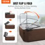 VEVOR Hot Tub Cover Lift, Spa Cover Lift, Hydraulisch, Breedte Verstelbaar 175-245 cm, Bovenkant aan beide zijden te monteren, Past op diverse maten rechthoekige badkuipen, Hot Tubs