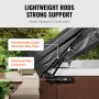VEVOR Hot Tub Cover Lift, Spa Cover Lift, Hydraulisch, Breedte Verstelbaar 175-245 cm, Bovenkant aan beide zijden te monteren, Past op diverse maten rechthoekige badkuipen, Hot Tubs