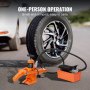VEVOR Hydraulic Tire Changer 470 x 142 x 320 mm, Tire Changer Including T-Handle Tire Iron Mounting Lever Tire Changer Tire Changing Suitable for Cars, Trucks, SUVs, etc.
