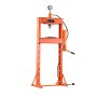 VEVOR 20 t hydraulische werkplaatspers (H-frame) met persplaat, verstelbare hydraulische pers (max. cilinder 14 cm) met driehoekige ondersteuning, geschikt voor buigen, richten en ponsen Oranje
