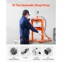 VEVOR 10t hydraulische werkplaatspers Hydraulische pers met persplaatbuigmachine