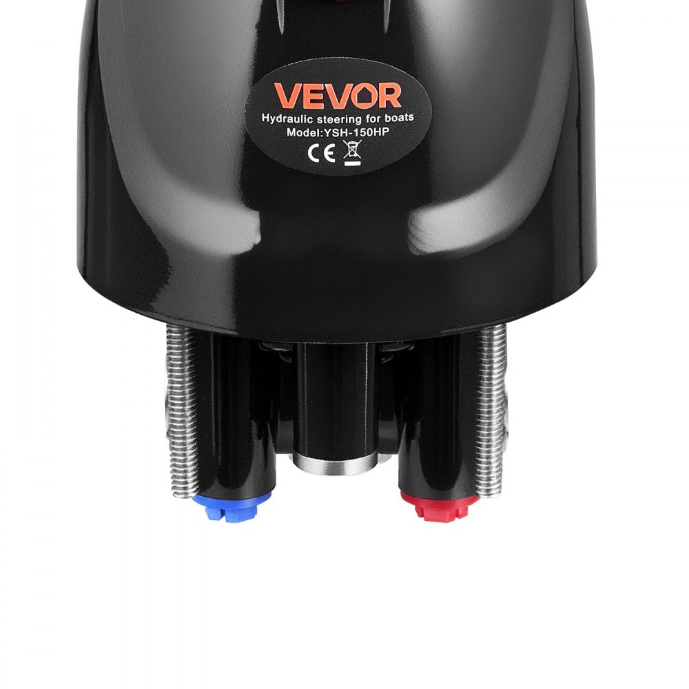 VEVOR hydraulische stuurbekrachtigingspomp, 150 pk, met een werkdruk van 6,9 MPa, behuizing van aluminiumlegering, terugslagklep, vervangbare asafdichting, voor buitenboordmotoren en visboten.