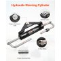 VEVOR 150 pk hydraulische buitenboordmotorstuurset, hydraulisch bootstuursysteem met 342,9 mm stuurwiel, stuurpomp, hydraulische cilinder en twee 7924,8 mm slangen voor enkelvoudige motorboten
