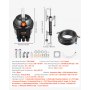 VEVOR Hydraulic Steering Kit, 90 HP, Marine Boat Hydraulic Steering System, with 6.9 MPa/1000 psi Helm Pump, Two-Way Lock Cylinder, and 24 ft High-Strength Hoses, for Single Station, Single-Engine Use