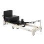 VEVOR Pilates Reformer, opvouwbaar, 221 x 69 x 83 cm, aluminiumlegering, voor thuis- en sportschoolgebruik, met jumpboard, zitbox, verstelbare hoofdsteun en stil schuifmechanisme, maximaal draagvermogen 181 kg