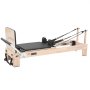 VEVOR Pilates Reformer, gemaakt van rubberhout, 181 kg, 2400 x 680 x 915 mm. Ideaal voor thuisgyms en studio's, met stille slede, verstelbare hoofdsteun, Pilates box, jumpboard en voetbanden.