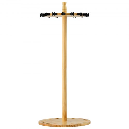 IBVIVIC Hengelstandaard voor 10 houten hengel, hengelhouder, visstandaard, vishouder - 60 x 28 x 57 cm (natuur IBVIVIC Hengelstandaard voor 10 houten hengel, hengelhouder, visstandaard, vishouder - 60 x 28 x 57 cm (natuur