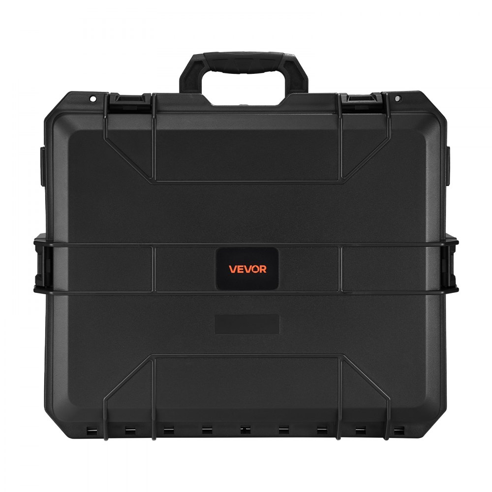VEVOR Hardcase voor 8 pistolen, pistoolkoffer met XPE-schuiminzetstuk 556x455x225 mm, waterdichte pistoolkoffer met aanpasbaar interieur en draaghandvat, voor pistolen, lenzen en camera's