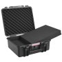 VEVOR Hard Pistol Cases with Pre-cut PU Foam, Waterproof & Dustproof Hard Gun Case for 6 Pistol, 19.3×17.1×8.3 in Lockable Pistol Case, Black