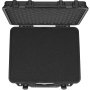 VEVOR Hard Pistol Cases with Pre-cut PU Foam, Waterproof & Dustproof Hard Gun Case for 6 Pistol, 19.3×17.1×8.3 in Lockable Pistol Case, Black