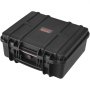 VEVOR Harde pistoolkoffer met voorgesneden voering, waterdichte en stofdichte harde koffer voor 6 pistolen, 19,3 × 17,1 × 8,3 inch, afsluitbare pistoolkoffer, zwart