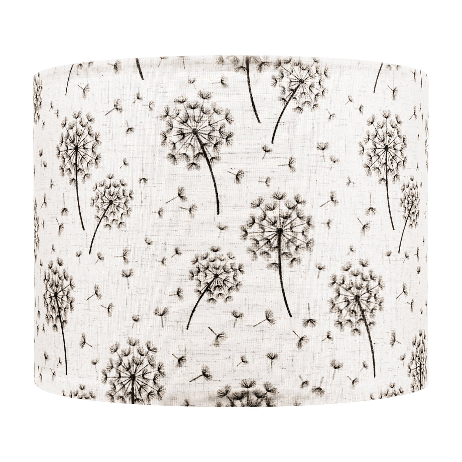 VEVOR Drum Lamp Shade 2 Set, 13 in Top x 13 in Bottom x 10 in High, Medium Drum Linen Lampshade, Replacement Lamp Shade for Table Lamps Floor Lamps, Easy Assembly Required (Light Dandelion Pattern)