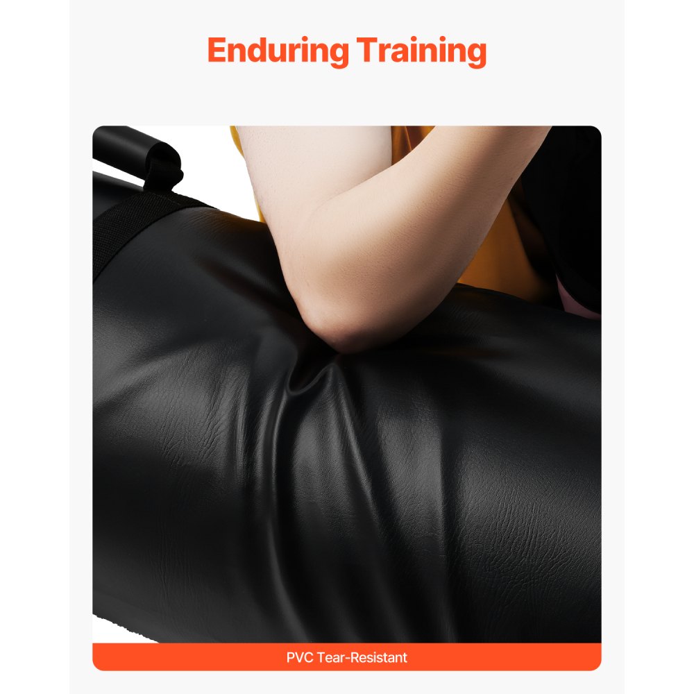 VEVOR Football Tackling Dummy, 47.2 in Blocking Pad Equipment for Practice, Heavy Duty Tackle Dummies with Handles, Great for Contact Drills, Kickboxing, Martial Arts, Sports Training, 1PCS (UNFILLED)