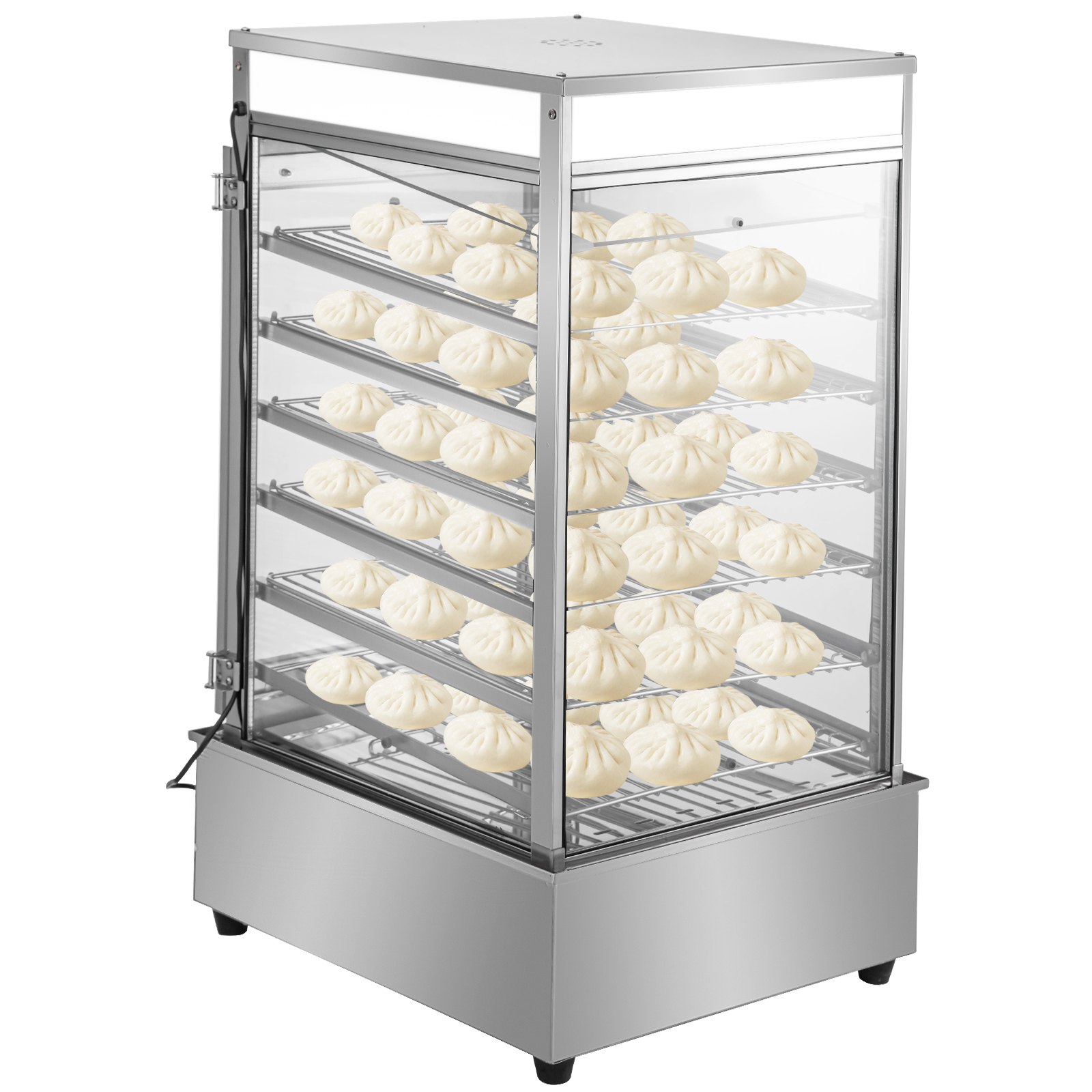 Vevor Broodje Stoomboot 6-laags Commerciële Elektrische Stoomboot Stoomkoker